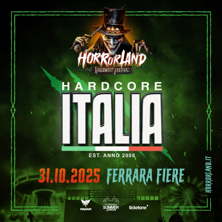 Hardcore Italia @ Horrorland - Halloween Festival 2025 | Ferrara Fiere - Ferrara - Italy